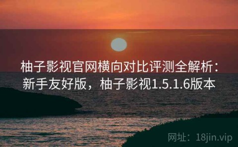 柚子影视官网横向对比评测全解析：新手友好版，柚子影视1.5.1.6版本