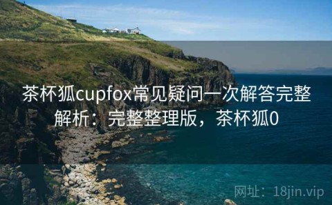 茶杯狐cupfox常见疑问一次解答完整解析：完整整理版，茶杯狐0