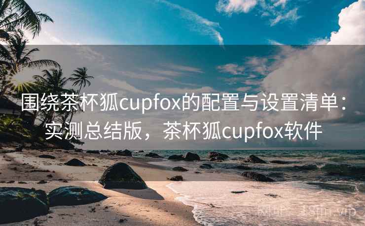 围绕茶杯狐cupfox的配置与设置清单：实测总结版，茶杯狐cupfox软件